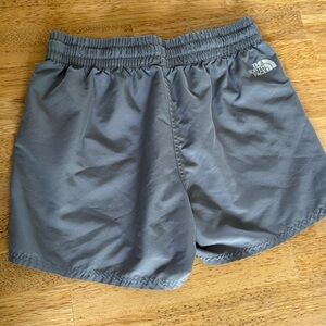 The North Face Gray Athletic Shorts with Elastic Waistband size small petite